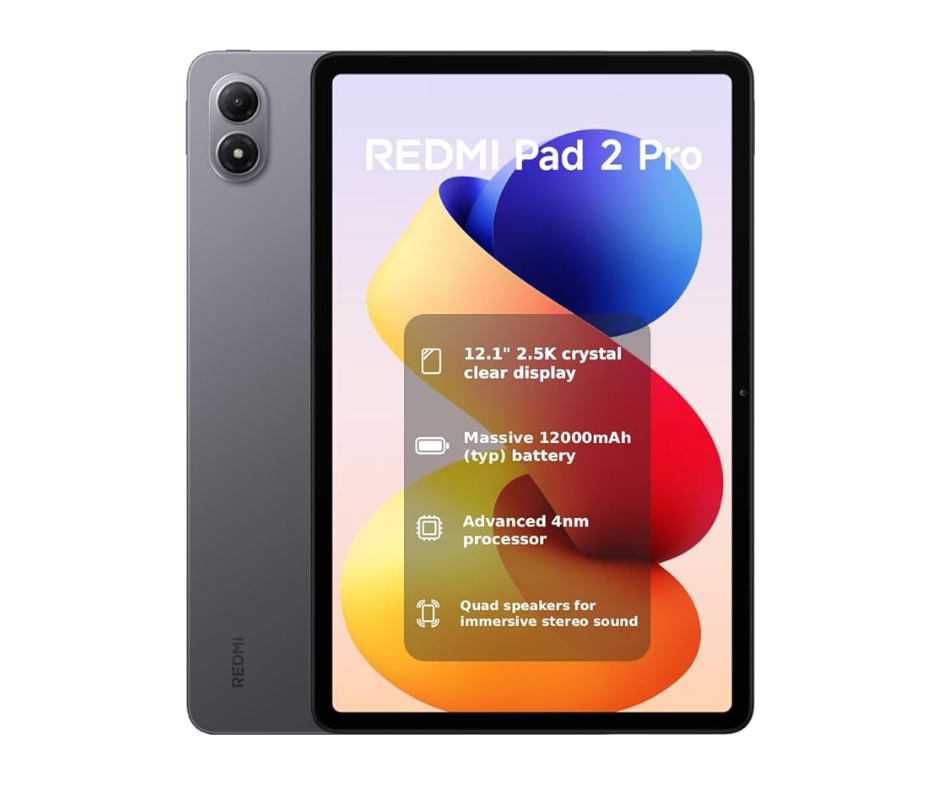 REDMI Pad 2 Pro – 12.1-Inch Wifi Tablet 128GB (New) Grey Xiaomi