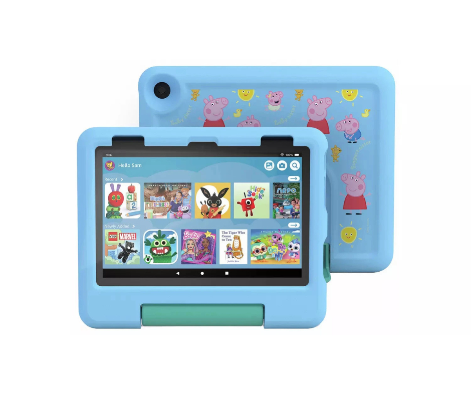 Amazon Fire HD 8 Kids Tablet (Peppa Pig Edition) – 8" Tablet, 32GB, Blue – (New) Blue Amazon