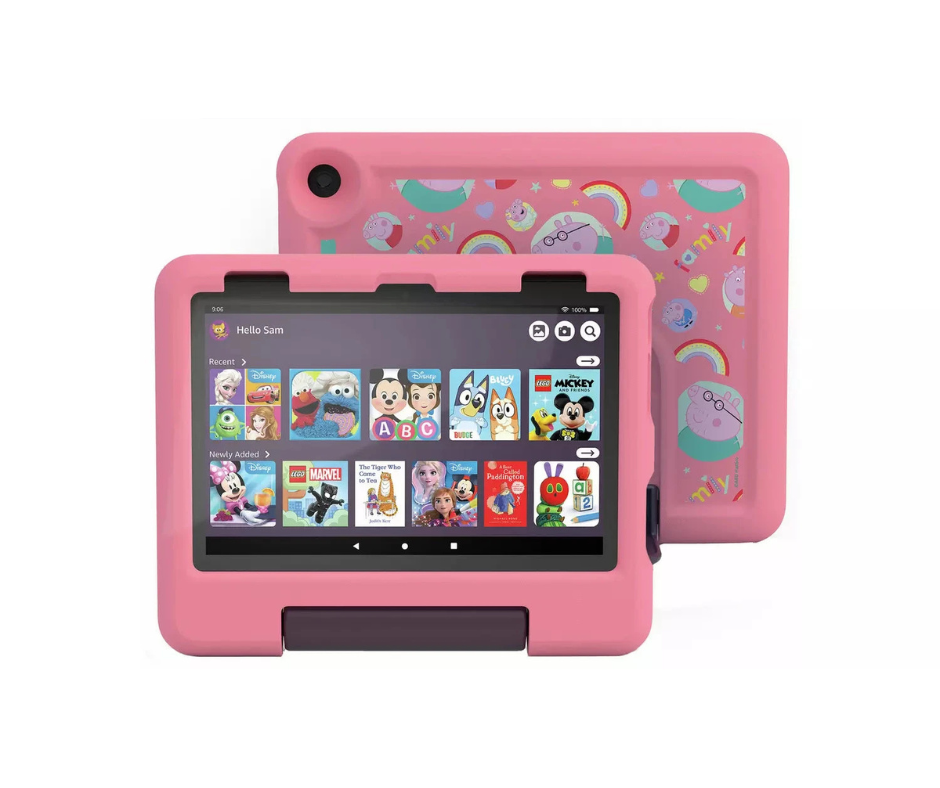 Amazon Fire HD 8 Kids Tablet (Peppa Pig Edition) – 8" Tablet, 32GB, Blue – (New) Pink Amazon
