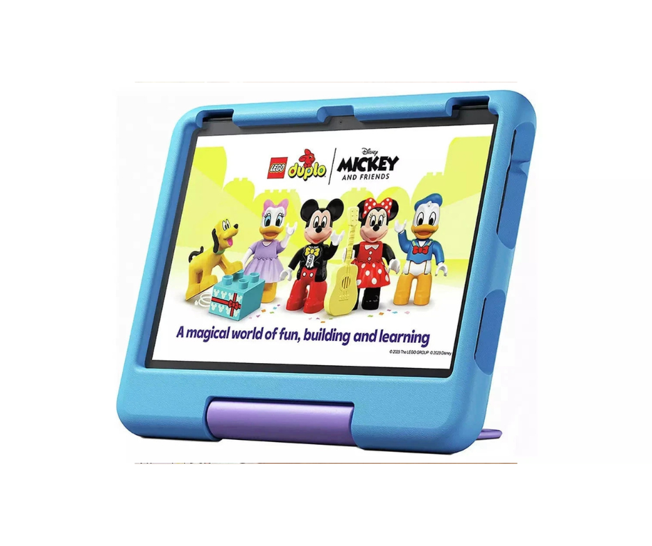 Amazon Fire HD 10 Kids (2023 Release) – 10.1" Tablet, 32GB, Blue – Designed for Ages 3–7, (New) Blue Amazon