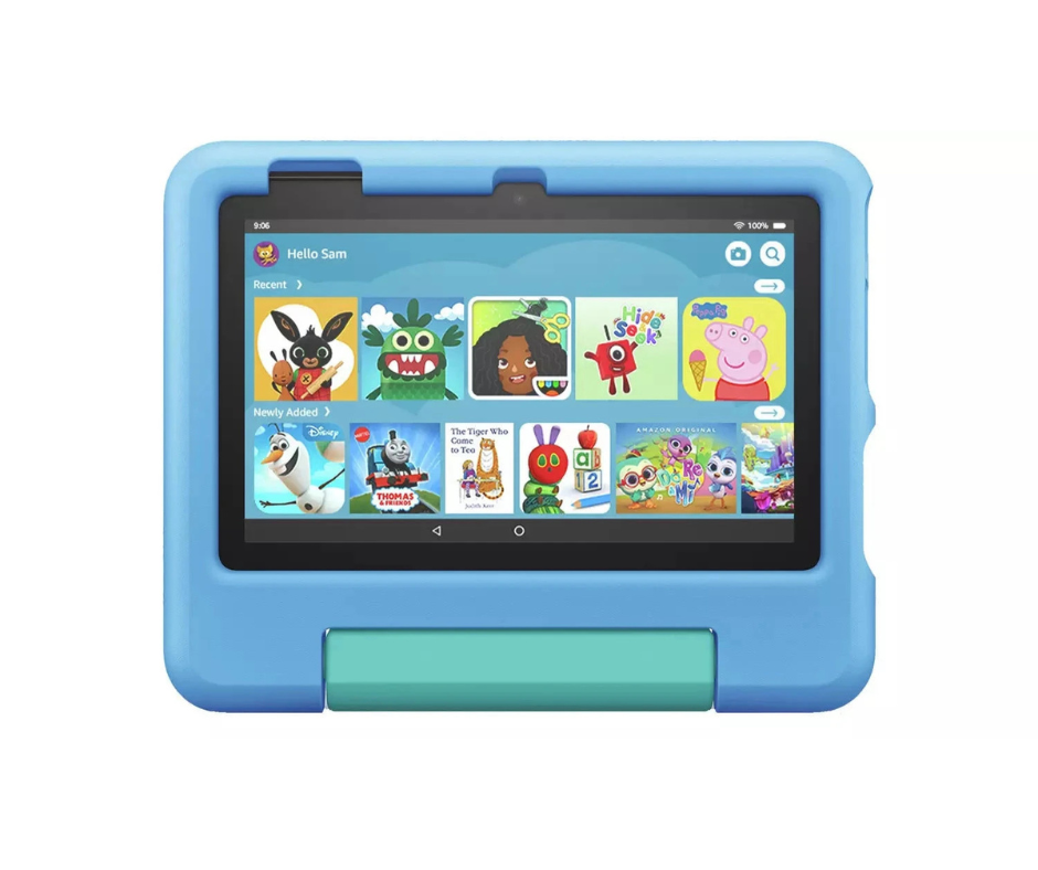 Amazon Fire 7 Kids – 7" Tablet, 16GB, Blue – Designed for Ages 3–7, (New) Amazon