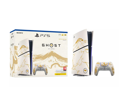 Sony PlayStation 5 Console – Ghost of Yotei Gold Limited Edition Bundle (New) Sony