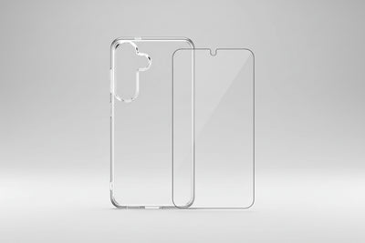 Funki Bundle Clear Case + Tempered Glass for Galaxy S25 Funki Fone