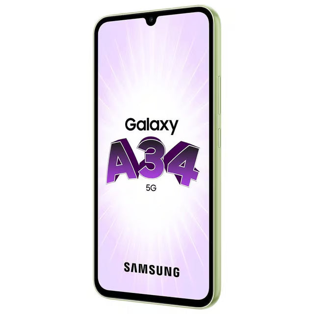 Samsung Galaxy A34 5G 128GB Mobile Phone Sim Free Lime – Renewed Samsung
