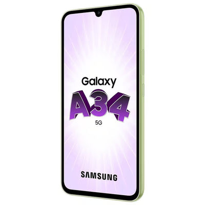 Samsung Galaxy A34 5G 128GB Mobile Phone Sim Free Lime – Renewed Samsung