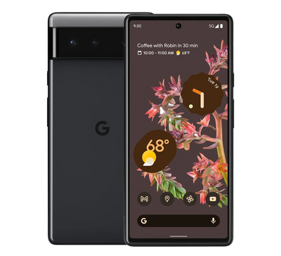 Google Pixel 6 128GB 5G Black Unlocked (Excellent Refurbished)