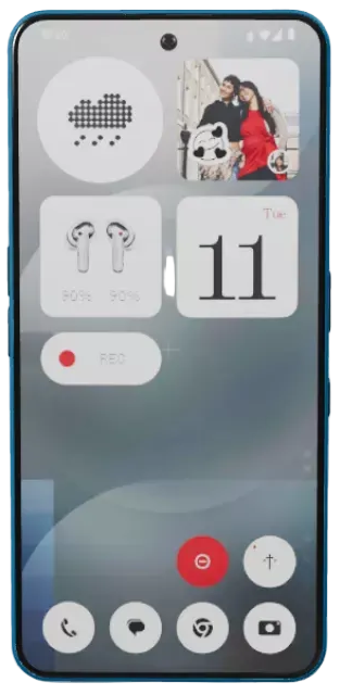 Nothing Phone (3a) 5G 256GB Blue SIM Free Ai Mobile Phone (New)