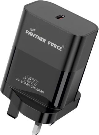 Panther Force 45W Power Charger & 100W USB-C Fast Charging Cable Combo Panther Force