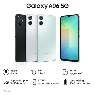 Samsung Galaxy A06 5G 128GB Mobile Phone - NEW