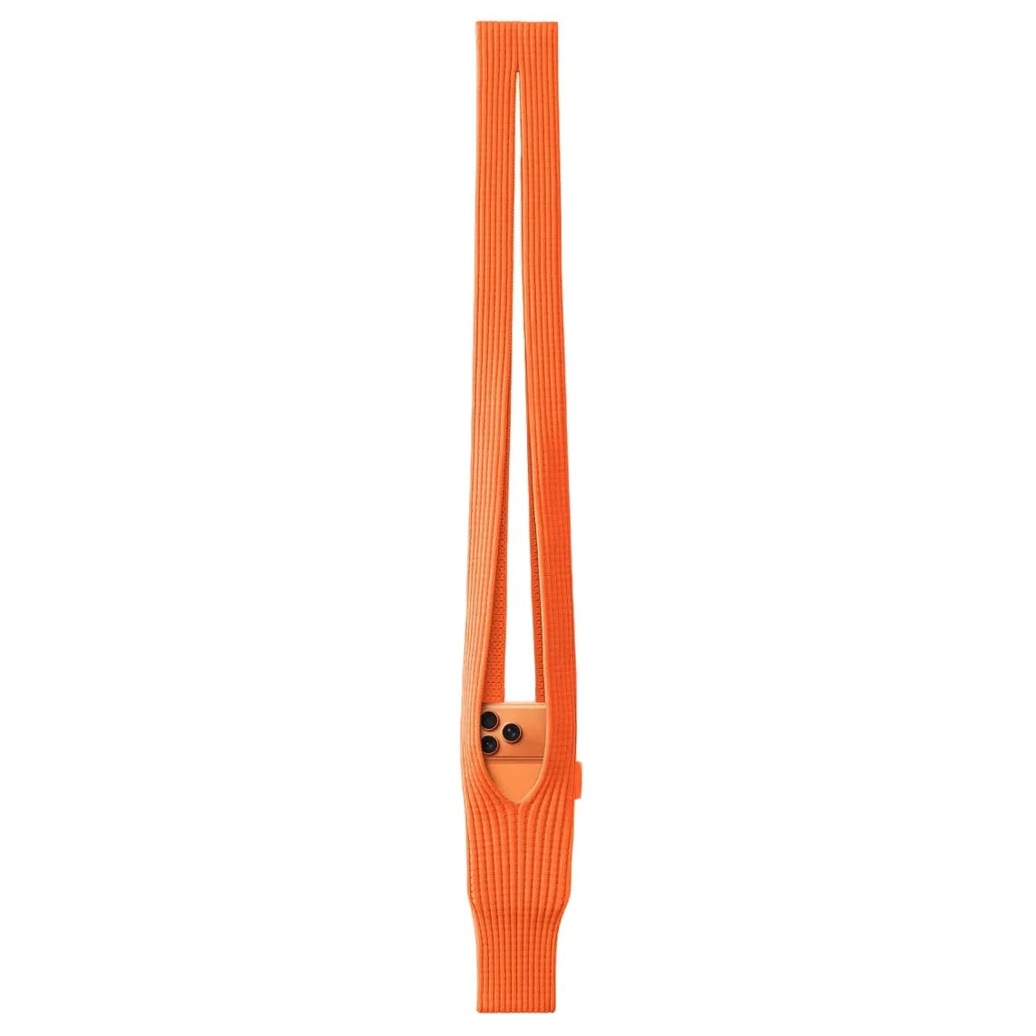 Phone Pocket Crossbody Lanyard Orange - Adjustable Universal Strap 80cm Lightweight (New) Orange Funki Fone