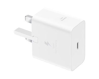 25W Super Fast Charging Travel Adapter USB-C, No Cable (New) Samsung