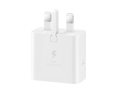 25W Super Fast Charging Travel Adapter USB-C, No Cable (New) Samsung
